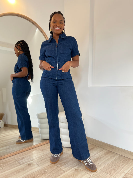 MALIA - Denim jumpsuit