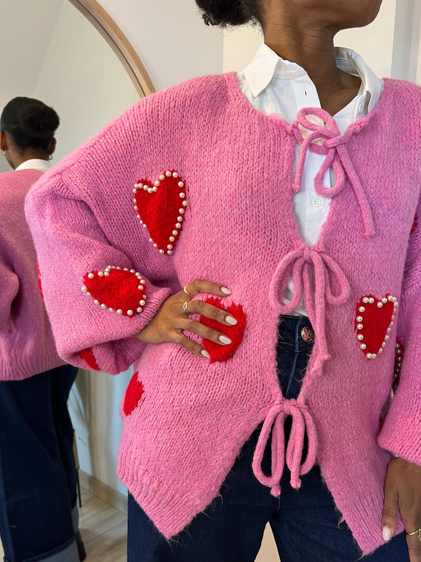 ROSE - Pink Cardigan